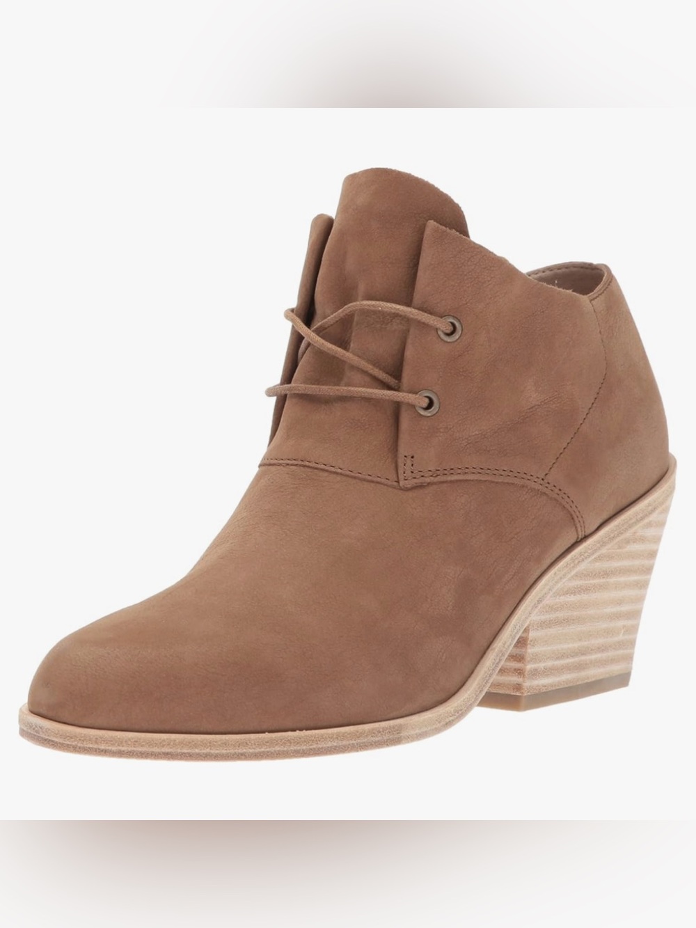Eileen Fisher Women's Charlie Boot Size 7 Block Heel Lace Up Leather